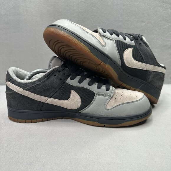 Nike Dunk Low CL Mens Size 10.5 Anthracite / Champagne Shoes Skate Sneakers 2007